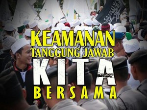 Aksi Polisi Redam Tensi Pendemo: Polwan Berjilbab hingga Imbauan di Medsos