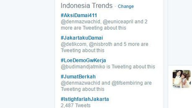 #Jakartakudamai Ramai di Twitter