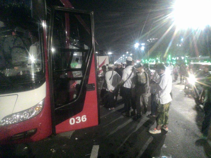 Ada yang Ricuh, Arus Kepulangan Pendemo 4 November Tetap Berlanjut