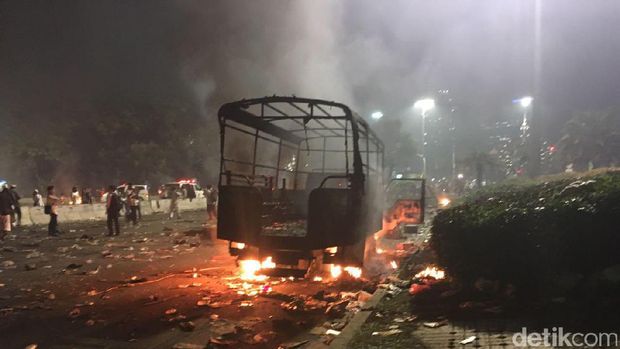 Sudah Kondusif, Begini Penampakan di Sekitar Istana Merdeka