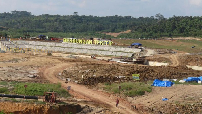 Bendungan Teritip di Kalimantan Rampung Bulan Ini
