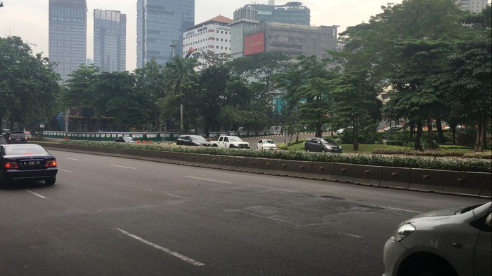 Jelang Demo Depan Istana, Lalin di Sekitar Sudirman-Thamrin Lengang