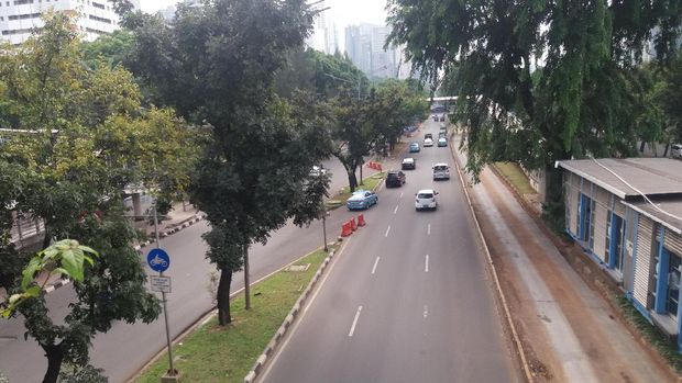 Di Depan Istana Penuh Pendemo 4 November, Semanggi dan Sudirman Lengang