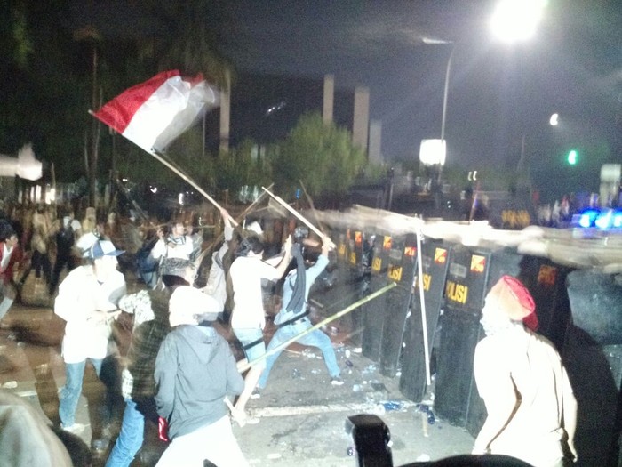 Jadi Korban Kerusuhan 4 November, Seorang Polisi Luka Parah di Wajah