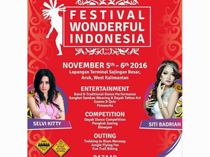 Festival Wonderful Indonesia Hadir di Perbatasan Kalbar