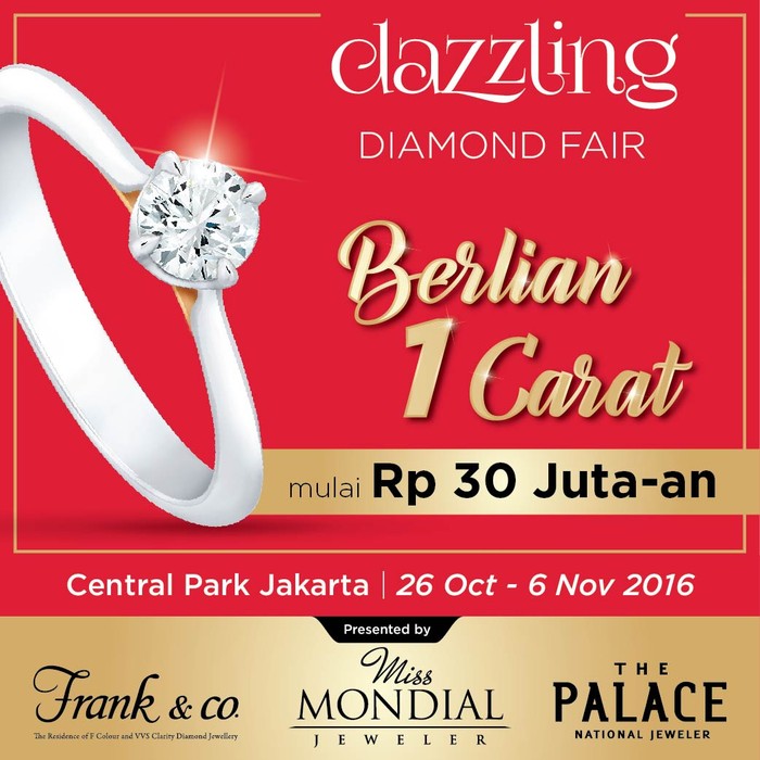 Fantastis! Berlian Carat Size mulai Rp30 Jutaan