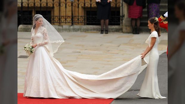 Gaun pengantin Kate Middleton