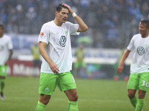 Momentum Mario Gomez di Wolfsburg