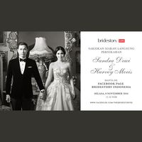Saksikan Siaran Langsung Pernikahan Sandra Dewi di Facebook Bridestory