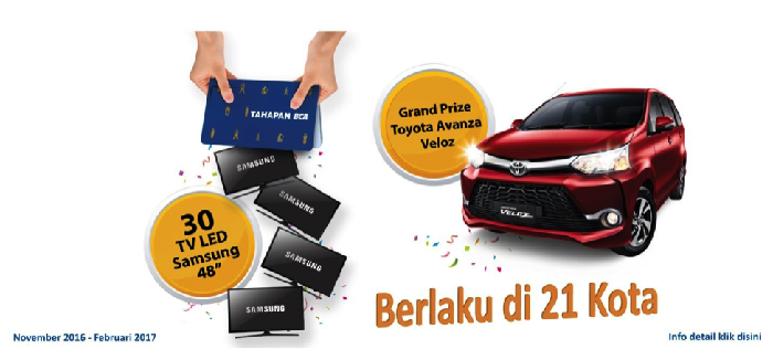 Buka Rekening BCA, Berpeluang Bawa Pulang Avanza Veloz