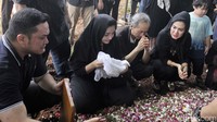 Farida meninggal pada pukul 16.30 WIB pada Minggu kemarin, dikarenakan jatuh di kamar mandi dalam keadaan duduk. Pool/Noel/detikFoto.