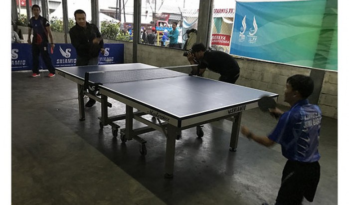 Menpora Tak Berdaya Dilawan Atlet Tenis Meja Peparnas Ini