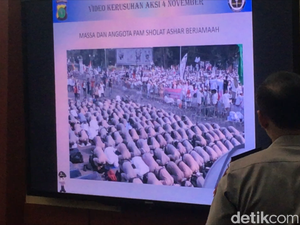 Putar Rekaman Video Demo 4 November, Polisi: Lihat Siapa yang Duluan Anarkis?