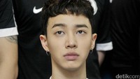 Begitu pula dengan Gikwang BEAST yang tampak tegang. Pool/Noel/detikFoto.