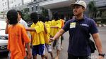 Polda Metro Tunjukkan Tersangka Kerusuhan di Penjaringan
