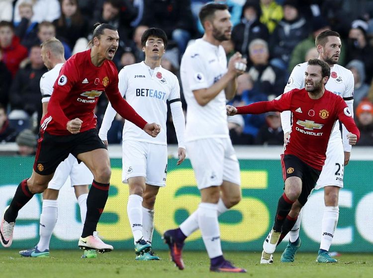 MU Tundukkan Swansea 3-1