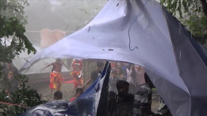 Sempat Terjadi Puting Beliung, Kunjungan Kerja Ibas ke Trenggalek Berjalan Lancar