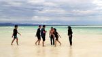 Foto-foto Ajaibnya Pasir Timbul di Raja Ampat