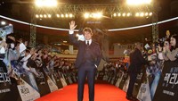 Tom Cruise saat menghadiri Premiere Jack Reacher: Never Go Back di Lotte World Mall, Seol, Korea Selatan pada Senin malam (7/11/2016) waktu setempat. Chung Sung-Jun/Getty Images for Paramount Pictures/detikFoto.