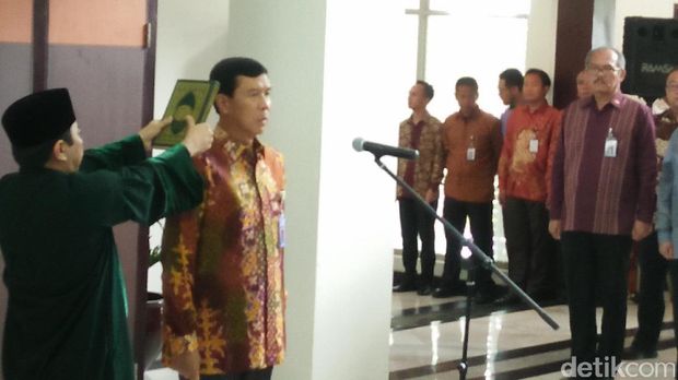 Marsma Trisno Hendradi Dilantik Jadi Sesmilpres Gantikan Marsda Hadi Tjahjanto