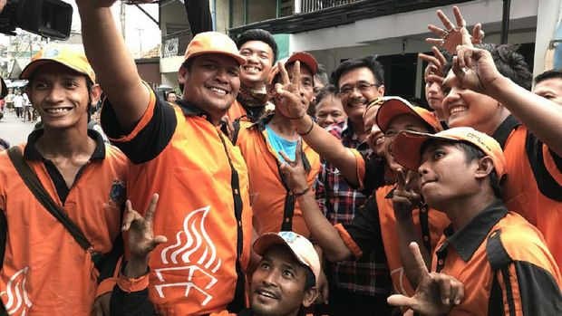 Djarot Blusukan di Johar Baru, Warga: Mirip Fauzi Bowo Ya