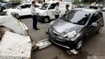 Dishub Derek Mobil Parkir Sembarangan