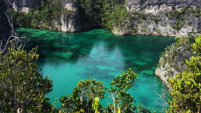 Telaga Bintang di Raja Ampat