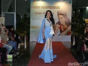 Puteri Indonesia Intan Aletrino Masuk Top 10 Kontes Kecantikan di Polandia
