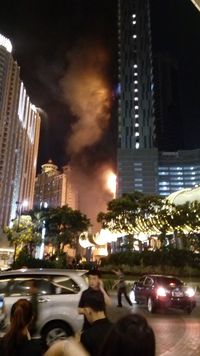 Gedung NEO SOHO Tanjung Dureng Grogol Terbakar