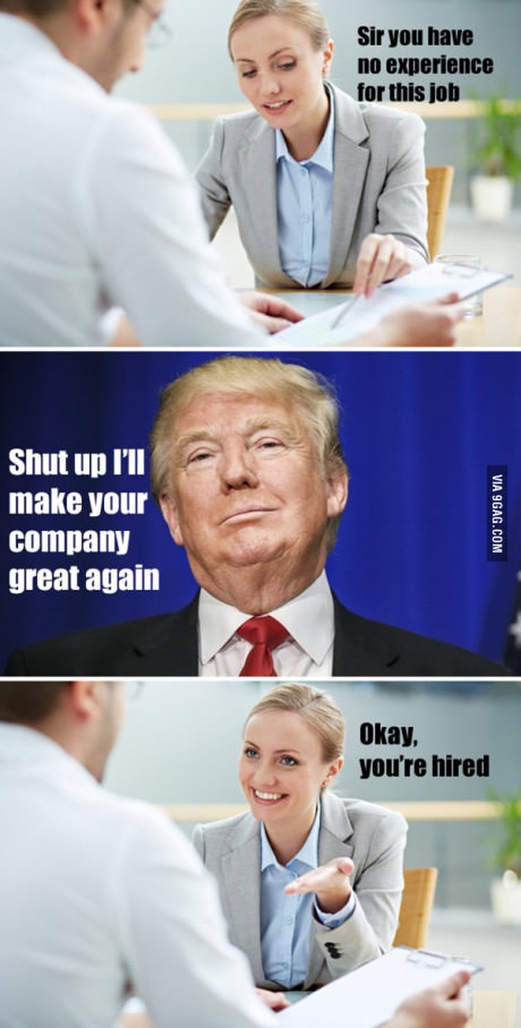 Meme Kocak Sambut Kemenangan Donald Trump Foto 2