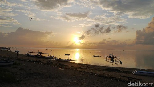 Sunset di Pantai Mertasari, Sanur, Bali