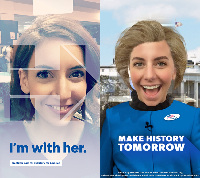 Snapchat Bikin Filter 'Hillary Wannabe' 