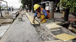 Penataan Trotoar di Jakarta Terus Dikebut