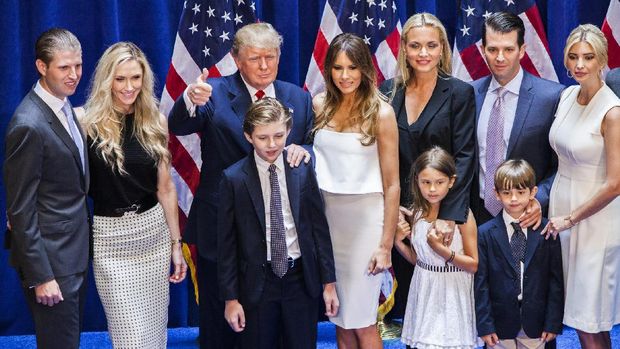 Trump dan keluarganya 