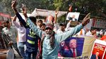 Kelompok Hindu Sena di India Rayakan Kemenangan Trump