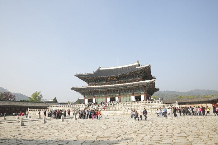 Objek wisata Istana Gyeongbokgung di Seoul
