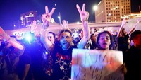 Kebanyakan demonstran merupakan kaum muda dan warga minoritas. REUTERS/Patrick Fallon.