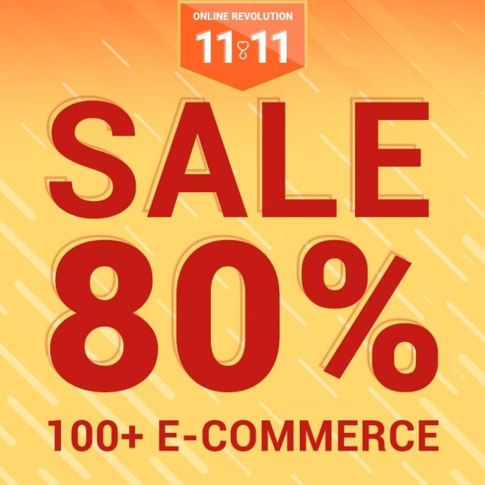 11.11, Diskon hingga 80% di Lazada, Zalora, Tokopedia, dan 120 E-commerce Via ShopBack