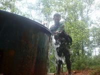 Air Hasil Perjuangan Serda Daryo Bisa Menjadi Pendapatan Desa