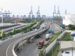 Sempat Dibongkar, Begini Penampakan 70 Tiang Akses Tol Tanjung Priok