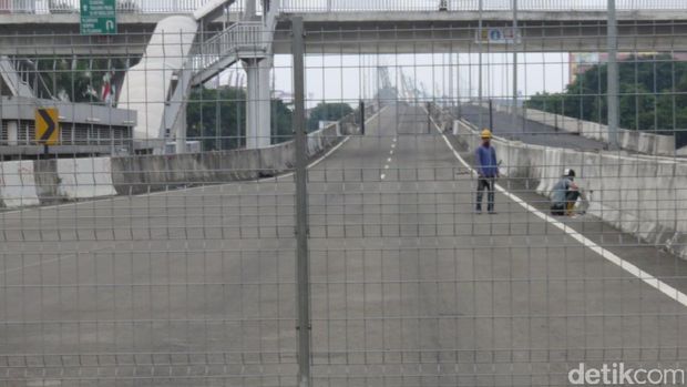 Diam-diam Tol Akses Tanjung Priok Hampir Jadi
