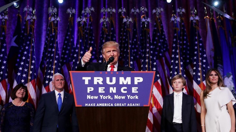 Kontroversi Kemenangan Trump di Pilpres AS Kontroversi Kemenangan Trump di Pilpres AS