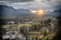 Landscape Salzburg, Swiss dijepret dengan mode Manual dan diolah menjadi HDR di komputer.