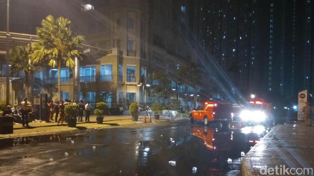  Kondisi di sekitar Apartemen Neo Soho, Jakbar, Kamis (10/11/2016)