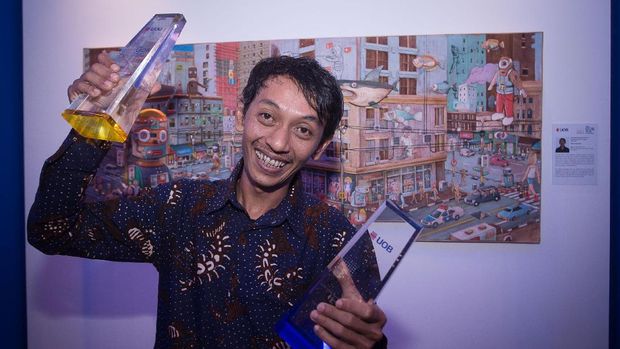Gatot Indrajati Juarai Kompetisi Seni Lukis UOB Tingkat Asia Tenggara