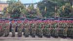 Sambangi Markas Marinir, Jokowi Naik Tank