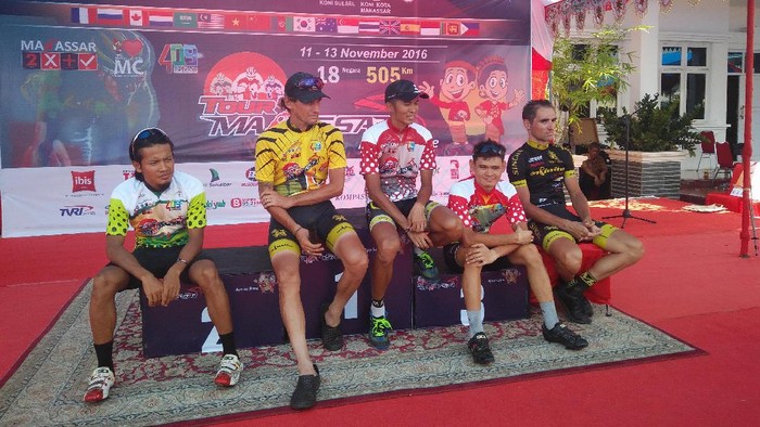 Dua Pebalap Prancis Kuasai Etape I Tour de Makassar