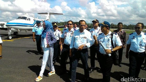 Pakai Jet, Menhub Terbang ke Kampung Halaman Susi Pagi Ini