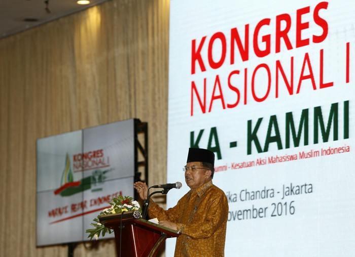 JK di Kongres KA-KAMMI: KIta Kekurangan Pengusaha, Bukan Politikus dan Birokrat