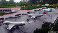 Foto: Inilah miniatur Bandara Taoyuan. Mirip dengan aslinya, hanya bentuknya saja yang lebih kecil (Wahyu/detikTravel)